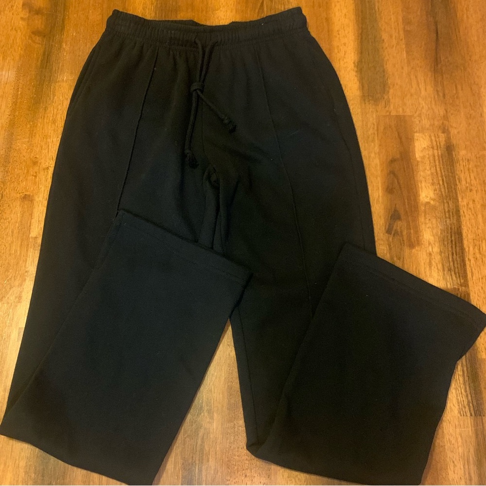 Pink Republic Lounge Pants Xs Black Drawstring Elastic Waist Athleisure